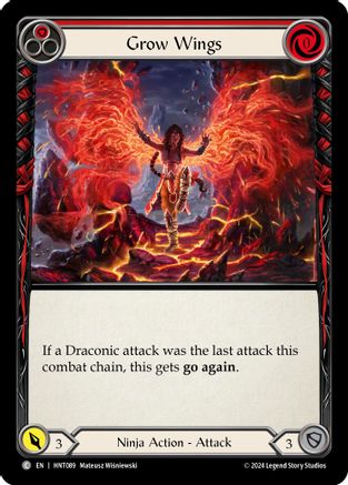 Image of Grow Wings (Red) [HNT089] (The Hunted)