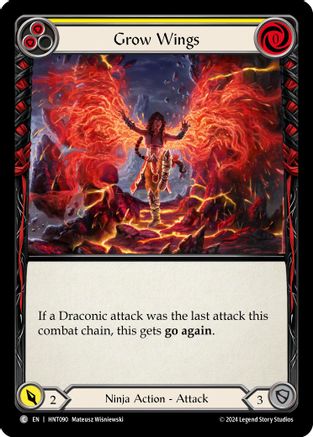 Image of Grow Wings (Yellow) [HNT090] (The Hunted)