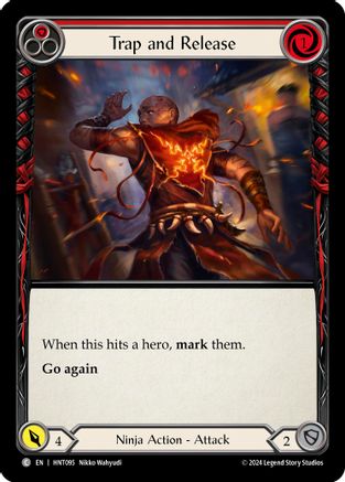 Image of Trap and Release (Red) [HNT095] (The Hunted)  Rainbow Foil