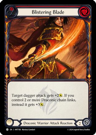 Image of Blistering Blade (Red) [HNT106] (The Hunted)