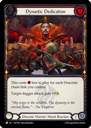 Image of Dynastic Dedication (Red) [HNT108] (The Hunted)