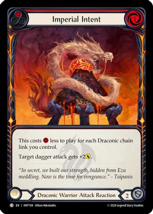 Image of Imperial Intent (Red) [HNT109] (The Hunted)  Rainbow Foil