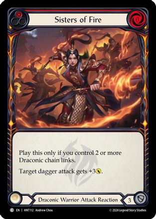 Image of Sisters of Fire (Red) [HNT112] (The Hunted)