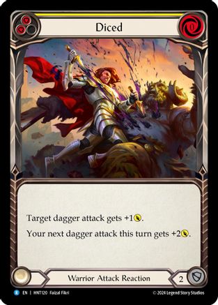 Image of Diced (Yellow) [HNT120] (The Hunted)