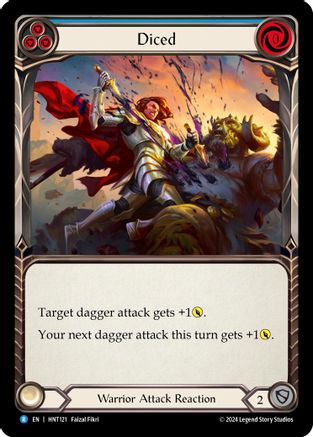 Image of Diced (Blue) [HNT121] (The Hunted)  Rainbow Foil