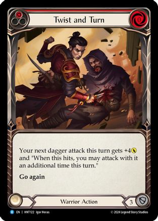 Image of Twist and Turn (Red) [HNT122] (The Hunted)  Rainbow Foil