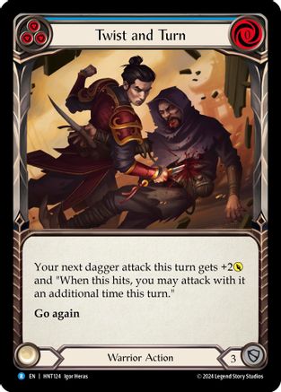 Image of Twist and Turn (Blue) [HNT124] (The Hunted)  Rainbow Foil