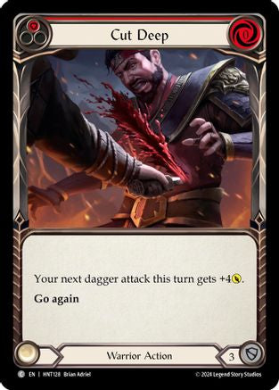 Image of Cut Deep (Red) [HNT128] (The Hunted)  Rainbow Foil