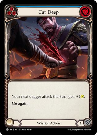 Image of Cut Deep (Blue) [HNT130] (The Hunted)  Rainbow Foil