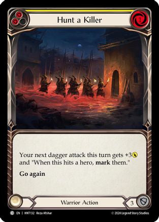 Image of Hunt a Killer (Yellow) [HNT132] (The Hunted)  Rainbow Foil