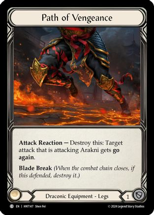 Image of Path of Vengeance [HNT147] (The Hunted)  Cold Foil