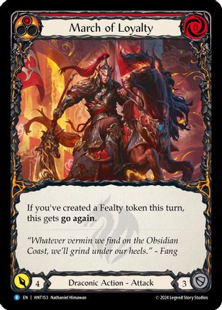 Image of March of Loyalty (Red) [HNT153] (The Hunted)