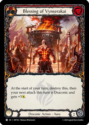 Image of Blessing of Vynserakai (Red) [HNT163] (The Hunted)