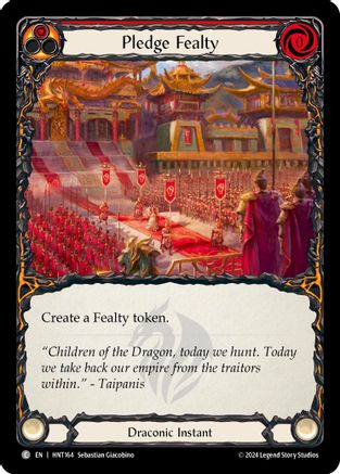 Image of Pledge Fealty (Red) [HNT164] (The Hunted)