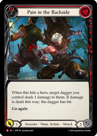 Image of Pain in the Backside [HNT174] (The Hunted)  Rainbow Foil