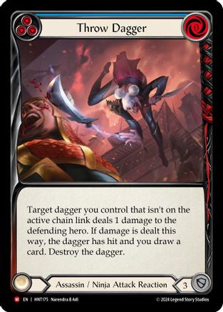 Image of Throw Dagger [HNT175] (The Hunted)  Rainbow Foil