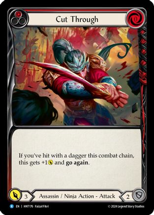 Image of Cut Through (Red) [HNT176] (The Hunted)