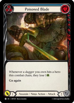 Image of Poisoned Blade (Blue) [HNT187] (The Hunted)