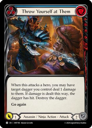 Image of Throw Yourself at Them (Blue) [HNT190] (The Hunted)