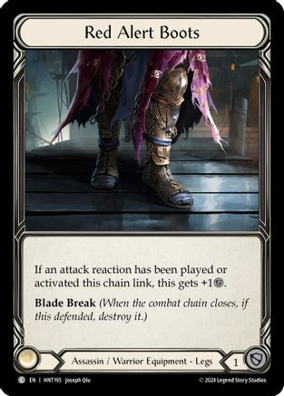 Image of Red Alert Boots [HNT195] (The Hunted)  Cold Foil