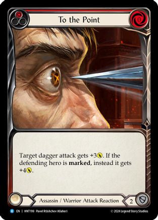 Image of To the Point (Red) [HNT199] (The Hunted)  Rainbow Foil