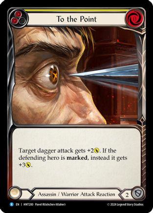 Image of To the Point (Yellow) [HNT200] (The Hunted)  Rainbow Foil