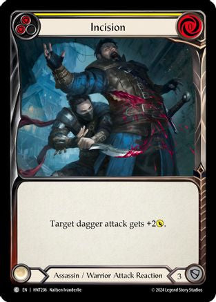 Image of Incision (Yellow) [HNT206] (The Hunted)