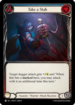 Image of Take a Stab (Blue) [HNT213] (The Hunted)