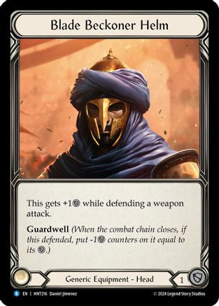Image of Blade Beckoner Helm [HNT216] (The Hunted)  Cold Foil