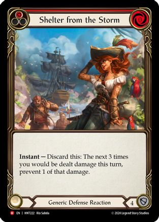 Image of Shelter from the Storm [HNT222] (The Hunted)  Rainbow Foil