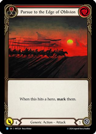 Image of Pursue to the Edge of Oblivion (Red) [HNT224] (The Hunted)