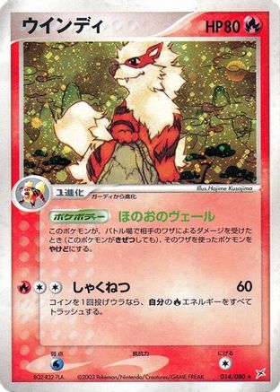 Image of Arcanine (014/080) - Magma VS Aqua Two Ambitions Unlimited Holofoil