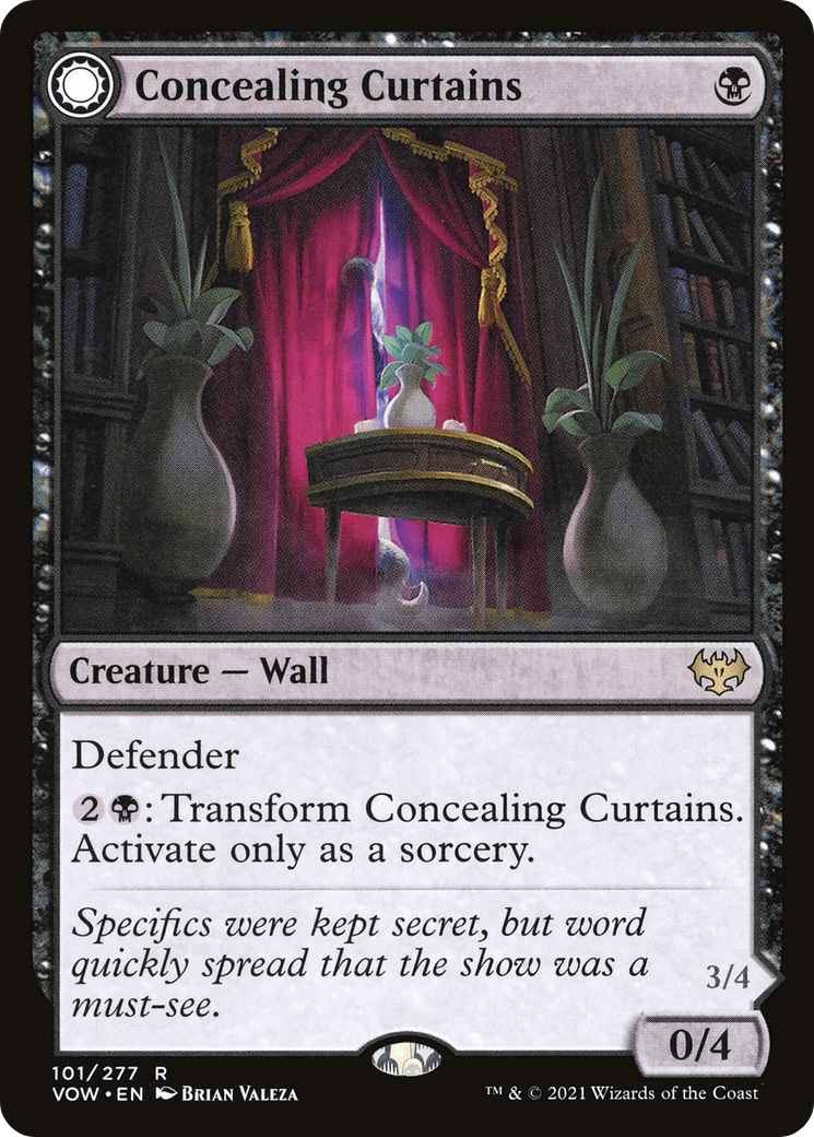 Image of Concealing Curtains // Revealing Eye [Innistrad: Crimson Vow]