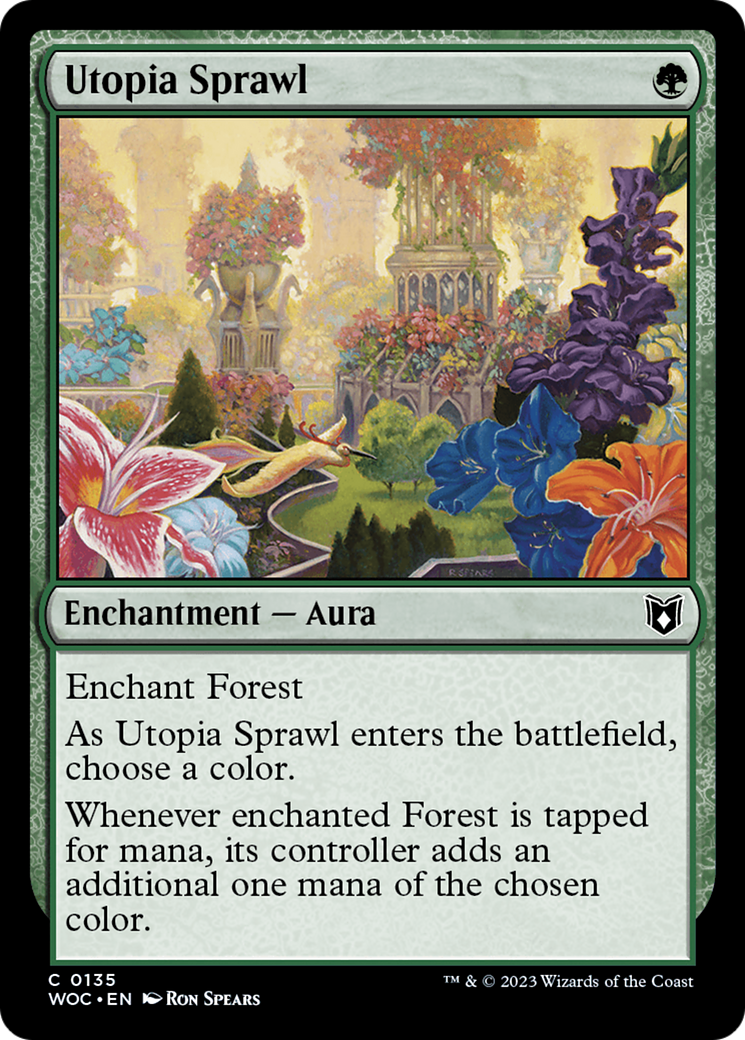 Image of Utopia Sprawl [Wilds of Eldraine Commander]
