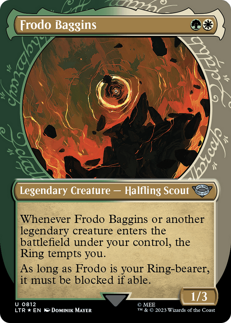 Image of Frodo Baggins (Showcase) (Surge Foil) [The Lord of the Rings: Tales of Middle-Earth]