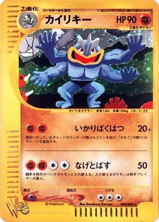 Image of Machamp (048/048) - Pokemon Web 1st Edition Holofoil