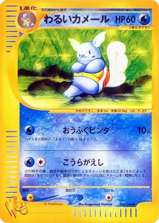 Image of Dark Wartortle (024/048) - Pokemon Web 1st Edition