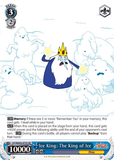 Image of Ice King: The King of Ice (AT/WX02-075S SR) [Adventure Time]