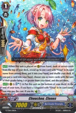 Image of Chouchou, Clenes (G-TD14/011EN) [Debut of the Divas]