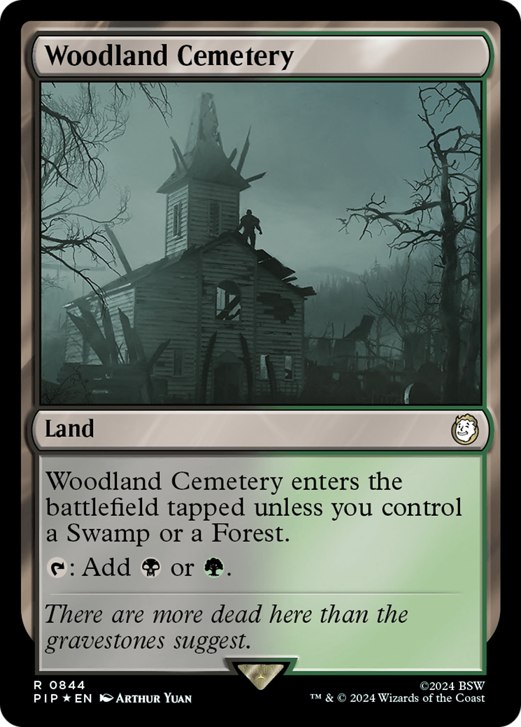 Image of Woodland Cemetery (Surge Foil) [Fallout]