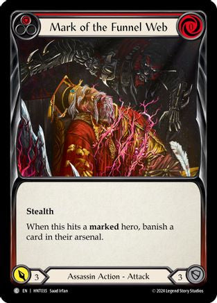 Image of Mark of the Funnel Web (Red) [HNT035] (The Hunted)  Rainbow Foil