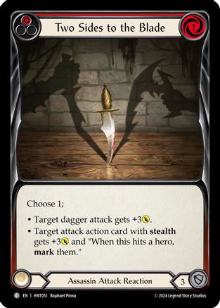 Image of Two Sides to the Blade [HNT051] (The Hunted)  Rainbow Foil