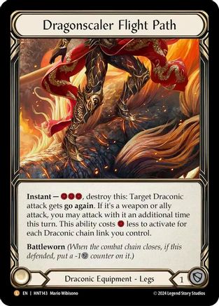 Image of Dragonscaler Flight Path [HNT143] (The Hunted)  Cold Foil
