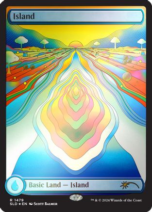 Image of Island (1479) (Rainbow Foil) [Secret Lair Drop Series]