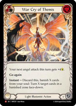Image of War Cry of Themis [HNT257] (The Hunted)  Rainbow Foil