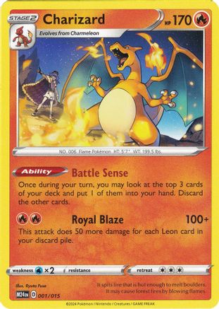 Image of Charizard (001/015) [McDonald's Promos 2024 Collection]