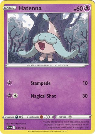 Image of Hatenna (005/015) [McDonald's Promos 2024 Collection]