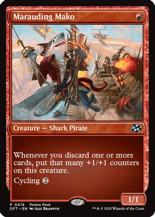 Image of Marauding Mako (Promo Pack) [Aetherdrift Promos]