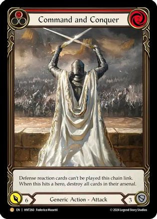 Image of Command and Conquer (Extended Art) [HNT260] (The Hunted)  Rainbow Foil