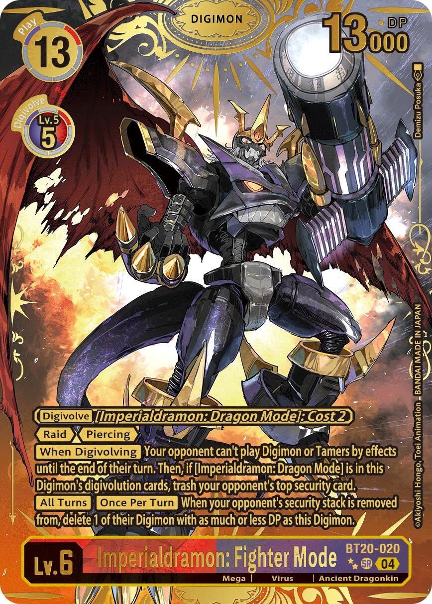Image of Imperialdramon: Fighter Mode [BT20-020] (Textured) [Release Special Booster Ver.2.5]